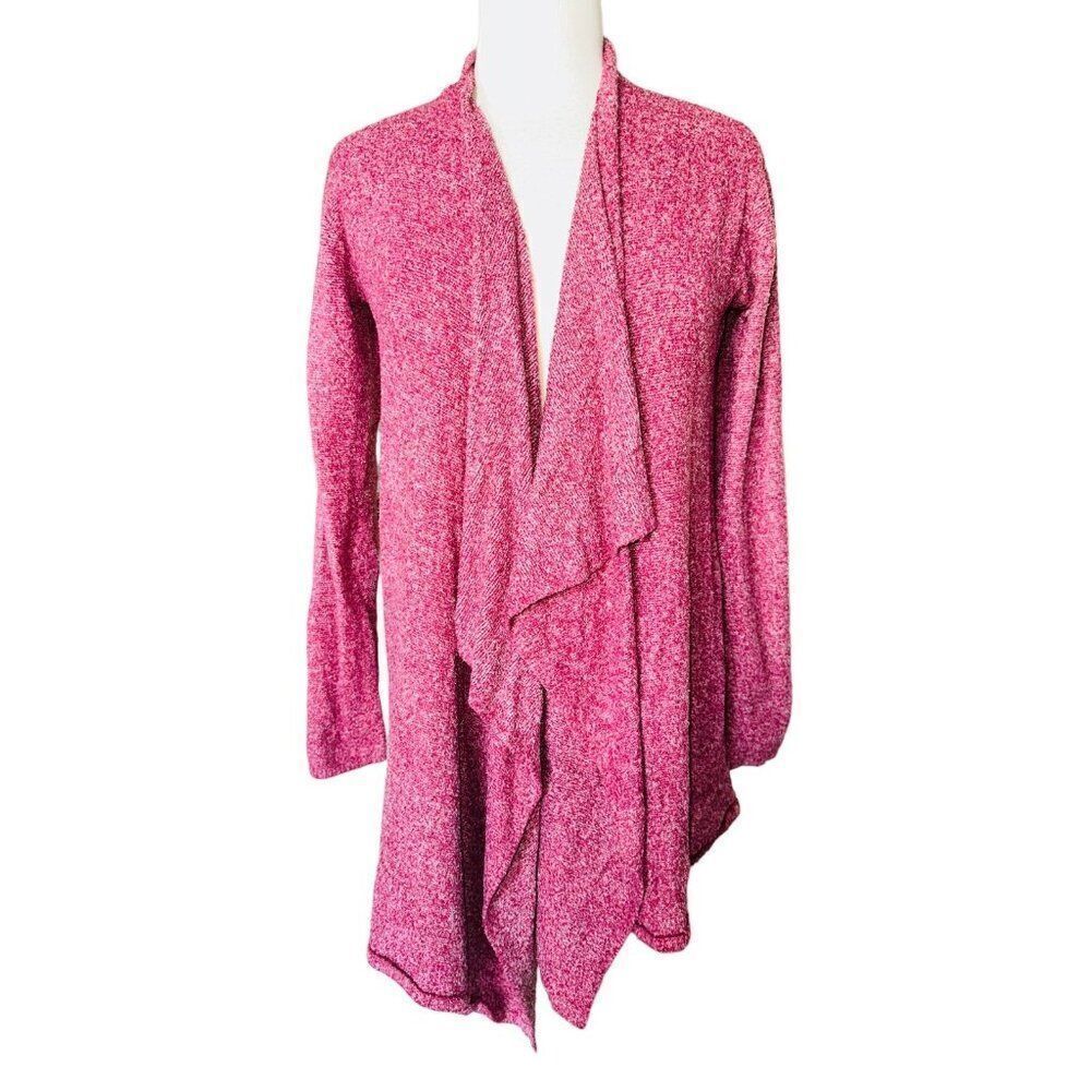 FB3 Barefoot Dreams Bamboo Chic Calypso Cardigan Sweater Waterfall Small Medium